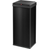 Hailo Big-Box Swing XL 8602410 odpadkový kôš, 52 l, ocelový plech, (d x š x v) 26 x 33.9 x 76.3 cm, čierna, so samozatváracím vekom, 1 ks; 8602410