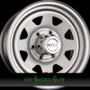 DOTZ DAKAR - Ohne Zubehör 6x15 5x139,7 ET0.00 silver - silber - offroad stahlfelge