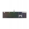 Genesis herná mechanická klávesnica THOR 420/RGB/Content Slim Blue/Drôtová USB/US layout/Sivá (NKG-1587)