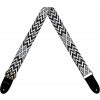 Cascha CUS-JW1 Jacquard Popruh pre ukulele Ethnic Black & White