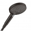 Hansgrohe Raindance Select S Sprchová hlavica 120, 3 prúdy, EcoSmart, matná čierna 26531670-HG
