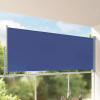 zahrada-XL Zaťahovacia bočná markíza na terasu 140x300 cm, modrá 48347