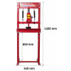 HYDRAULICKÝ LIS 12T 45kg Redtool