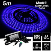 LEDprodukt 5m SMD2835 60LED/m IP20 modrý - KOMPLETNÁ SADA