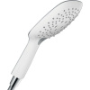 HANSGROHE Raindance Select E ručná sprcha 3jet, 150 x 150 mm, biela/chróm, 26550400