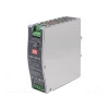 MEANWELL - DDR-240B-48 - Priemyselný menič napätia z 17-34V na 48V 240W na DIN