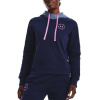 Mikina s kapucňou Under Armour Rival Fleece CB Hoodie 1373031-410 Veľkosť L