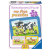 RAVENSBURGER Moje prvé puzzle Zvierací kamaráti 3x6 dielikov