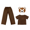 Kostým pre chlapca- Ikona kostýmného hrdinu, 110-120 (Medvedie oblečenie blúzky Maska 116-128)