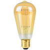 NEDIS LED žárovka E27/ ST64/ 4,9 W/ 220 V/ 470 lm/ 2100 K/ stmívatelná/ extra teplá bílá/ retro styl LBDE27ST64GD1