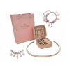 SÚPRAVA NA VÝROBU NÁRAMKOV Bižutéria KORÁLKY KUFRÍK PANDORA 66 ks
