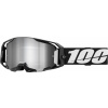 100% Armatic Black, mtb okuliare - Silver Flash Mirror Lens