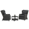 Sedacia súprava TRIVENTO DUO Dark Grey