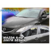 Deflektory - protiprievanové plexi Mazda 6 Sedan 4D 2007 - 2013 (+zadné)