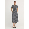 Tommy Hilfiger šaty s lyocellom WW0WW48745 tmavomodrá XS