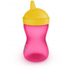 PHILIPS AVENT Netečúci hrnček 300 ml Grippy tvrdá náustok Avent Ružová