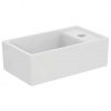Ideal Standard Tempo Umývadielko, 37x21 cm, bez prepadu, 1 otvor na batériu vpravo, biela E211201
