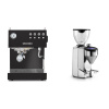 Ascaso Steel UNO, Black + Rocket Espresso FAUSTO 2.1, chrome