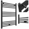 Kúpeľňový radiátor vodný Granitan 384 W 600 x 800 mm čierny