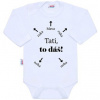New Baby Body s potlačou Tati to dáš!