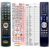 General DMTECH RL06-AR002C, RL06-AR002D - náhradný diaľkový ovládač