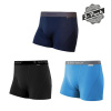 Sensor | Merino Active Boxers 3-pack Čierna / Modrá / Deep Blue M