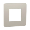Rámček Schneider Electric Nová Unica Color NU280226 taupe/biely
