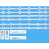 LED podsvit sada Vestel 23283028 - 6 pásků 373mm (4x type-A, 2x type-B)