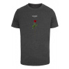 Lost Youth Rose Tee - charcoal XS