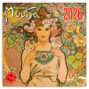 Nástenný poznámkový Alfons Mucha , mixed Farba: mixed