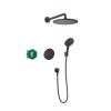 Hansgrohe Sprchový systém Croma pod omítku s termostatickou baterií matná černá 27961670