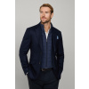 SAKO HACKETT LONDON FLAN HBONE BIB MIDNIGHT BLUE