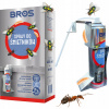SPRAY DO ŚMIETNIKÓW BROS 400ML ŚRODEK ZESTAW NA MUCHY, ČERVY, LARVY, HMYZ