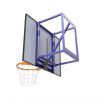 Nástenná basketbalová tréningová súprava s výškovým nastavením, dosah 60 cm