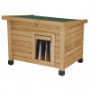 Domček pre mačky Rustica so silikónovými dvierkami - 57 x 45 x 43 cm