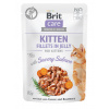 Kapsička Brit Care Cat Kitten. Filety v Jelly with Savory Salmon 85 g