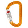 Karabína PETZL Sm´D skrutkovacia oranžová