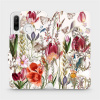 Flipové pouzdro Mobiwear - Huawei P30 Lite - MP01S Rozkvetlá louka (Knížkové flip pouzdro, obal, kryt na mobil Huawei P30 Lite - MP01S Rozkvetlá louka, materiál Umělá kůže + TPU - ochrana 360°, stoján