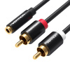 Kábel Vention VAB-R01-B200 minijack (3,5 mm) - 2x RCA (cinch) 2 m (VAB-R01-B200)