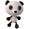 Hračka DOG FANTASY Big head panda plyšová pískacia 30cm