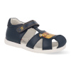 Barefoot dětské sandály Garvalín - Sauvage Ocean tmavě modré