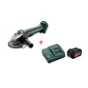 Metabo SET Aku. uhl. brúska W 18 L 7-125 602371850 + Basic SET 1x4AH 68519200