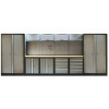 Kvalitný PROFI dielenský nábytok - 4535 x 2000 x 465 mm - TGS1300AA1 Grey -
