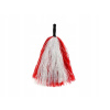 Pompon pre roztlieskavačky Godan bielo-červený