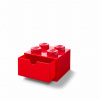 LEGO® stolní box 4 se zásuvkou červený 40201730