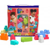 Mega Bloks ružové kocky vo vrecúšku 60