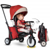 Trojkolka skladacia smarTfold 7v1 Stroller Melange smarTrike 500 TouchSteering červená polstrovaná s EVA kolesami od 9 mesiacov ako kočík