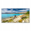 Obrázok akryl na stene 140x70 morských skaly krajina (Obrázok akryl na stene 140x70 morských skaly krajina)