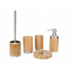 Kupelňový set doplnkov - KÚPEĽŇA SADA 5 PRVKOV BAMBOO / NIER, WC KEF (Kupelňový set doplnkov - KÚPEĽŇA SADA 5 PRVKOV BAMBOO / NIER, WC KEF)