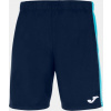 Joma Tréningové šortky MAXI SHORT DARK NAVY-FLUOR TURQUOISE Veľkosť: XL